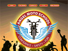 Tablet Screenshot of angelmotoschool.com